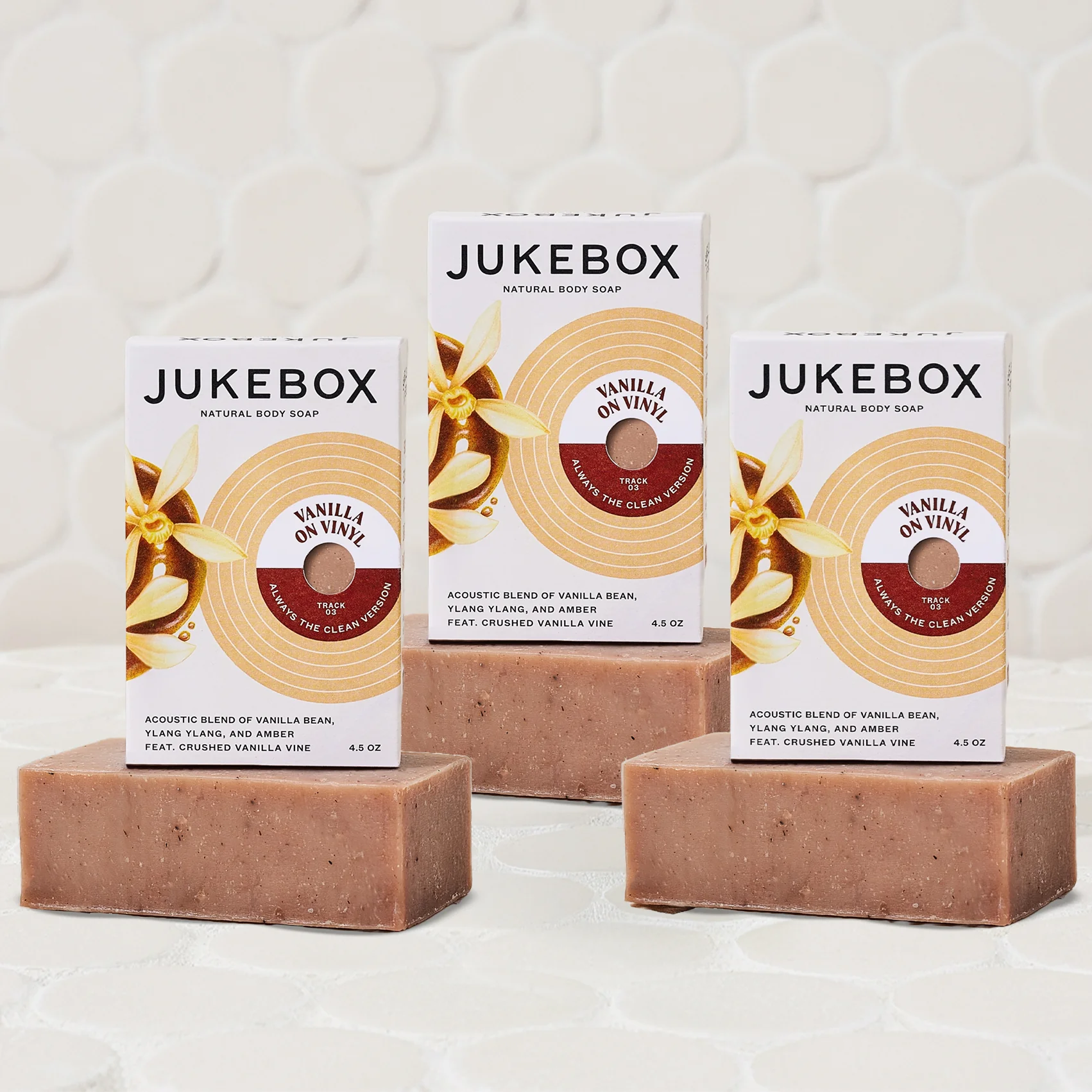 Vanilla on Vinyl Soap 3-Pack